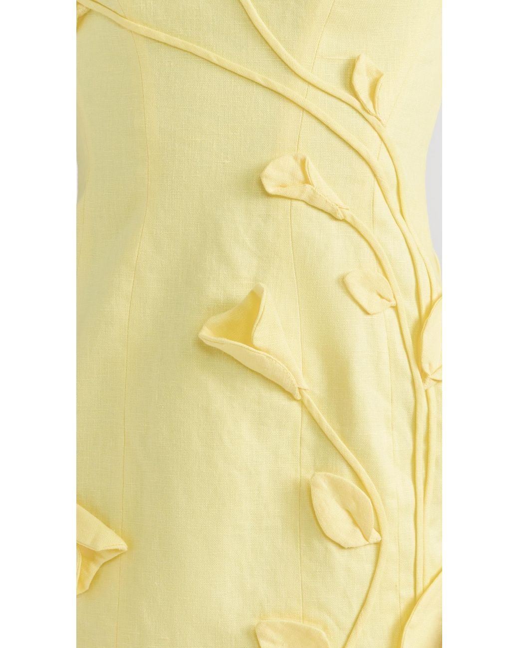Zimmermann Matchmaker Rose Mini Dress in Yellow | Lyst