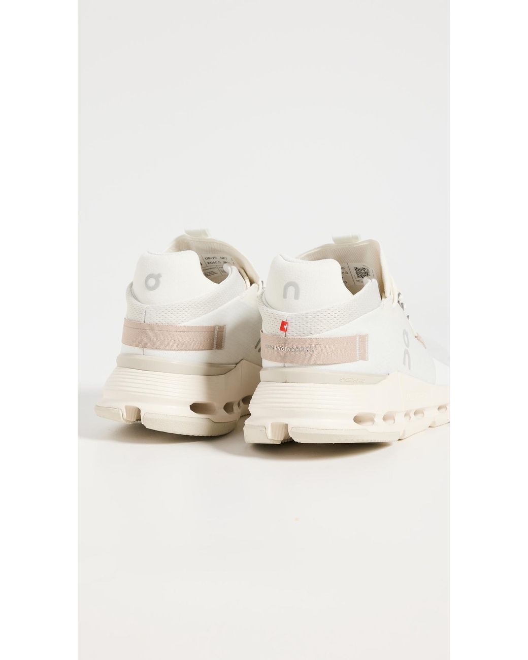 On Shoes White Cloudnova 2 Sneakers