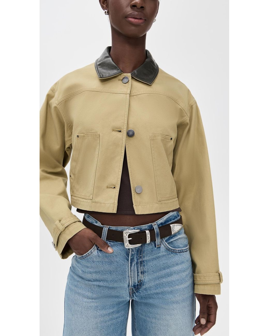 Andersons Black Narrow Casual Suede Belt