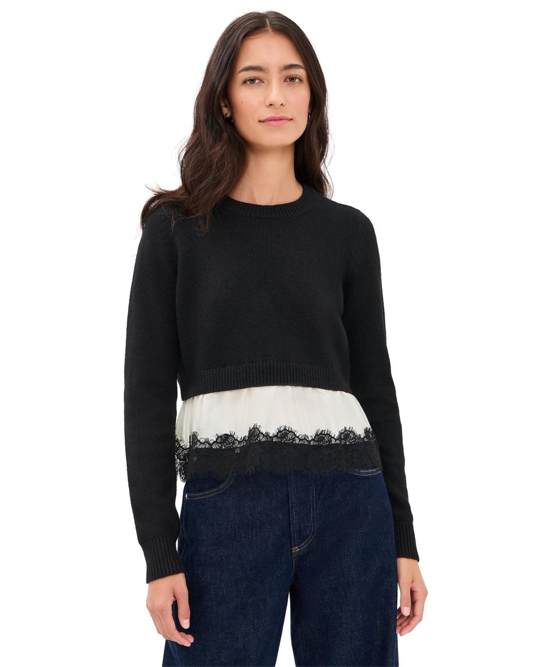 Cinq À Sept Black Zyla Pullover