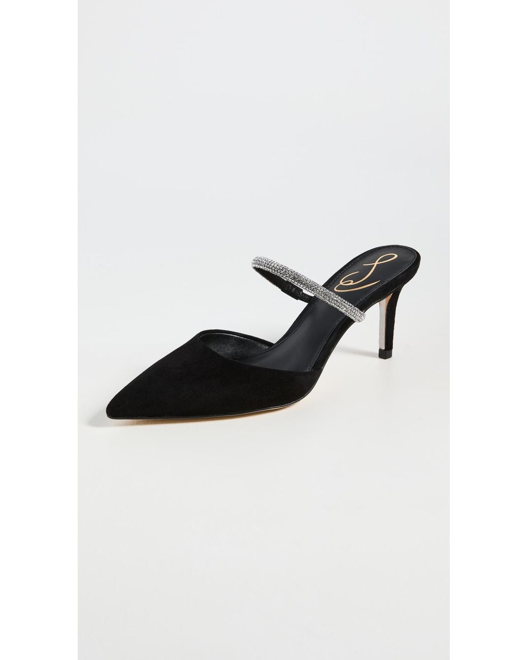 sam edelman white block heels