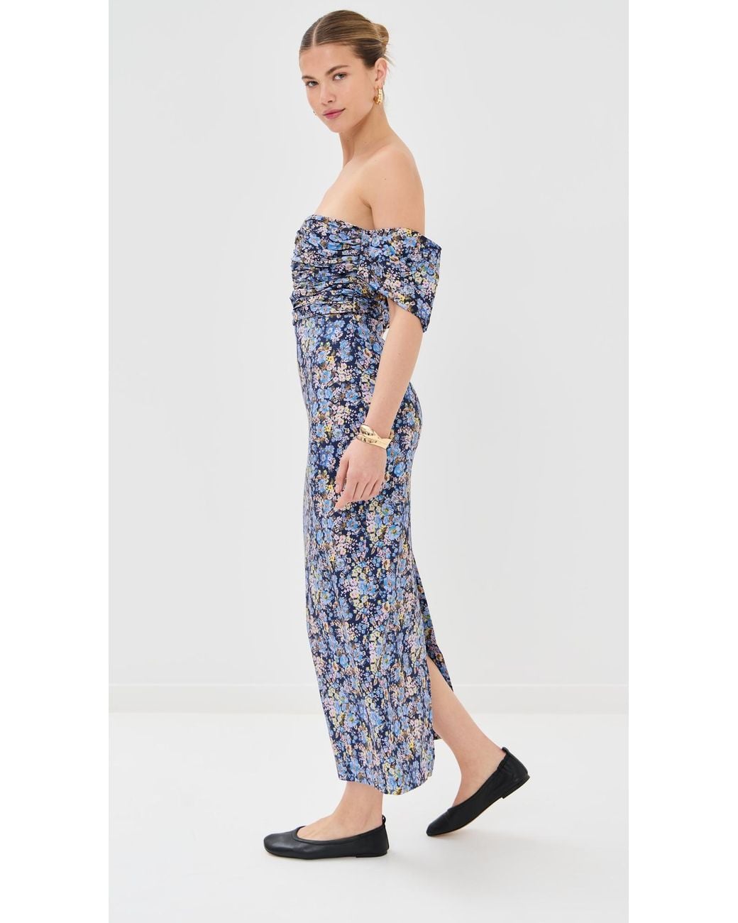 Kika Vargas Adele Dress in Blue