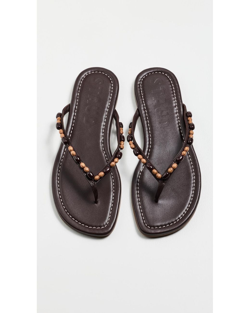 Staud Black Freja Sandals