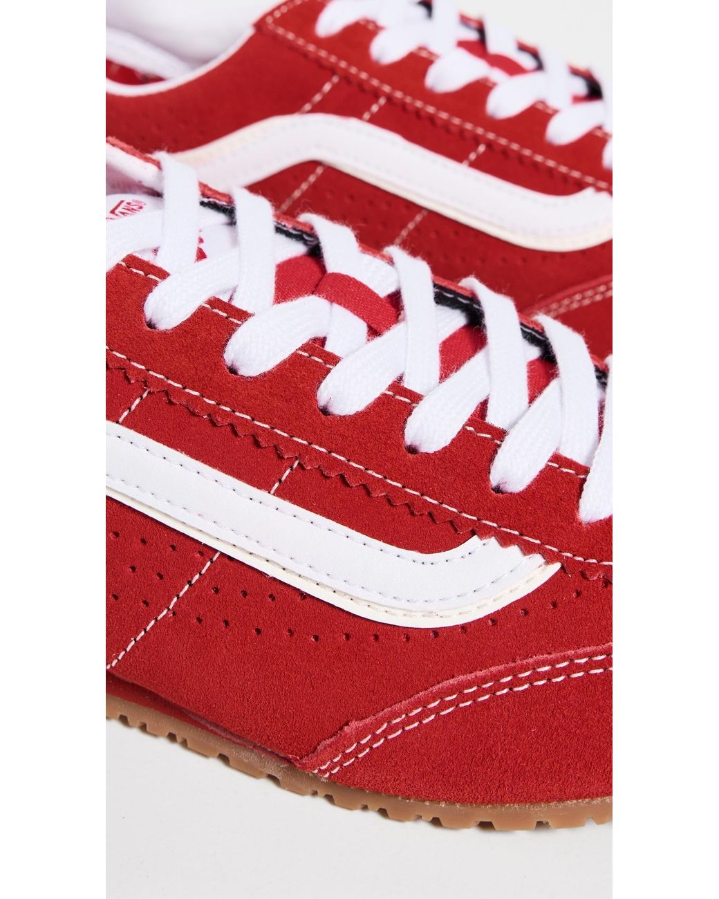 Vans Red Super Low Pro Sneakers