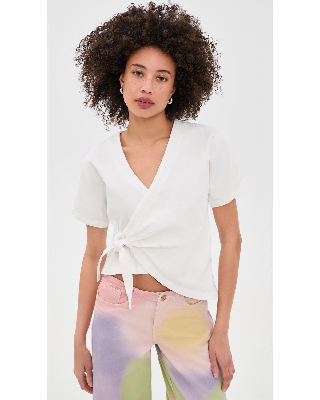 Sixxta White Wave Top