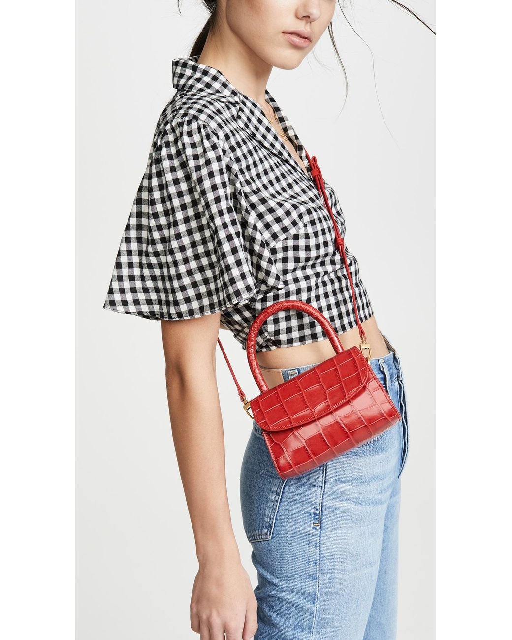 BY FAR Mini Bag in Red Lyst