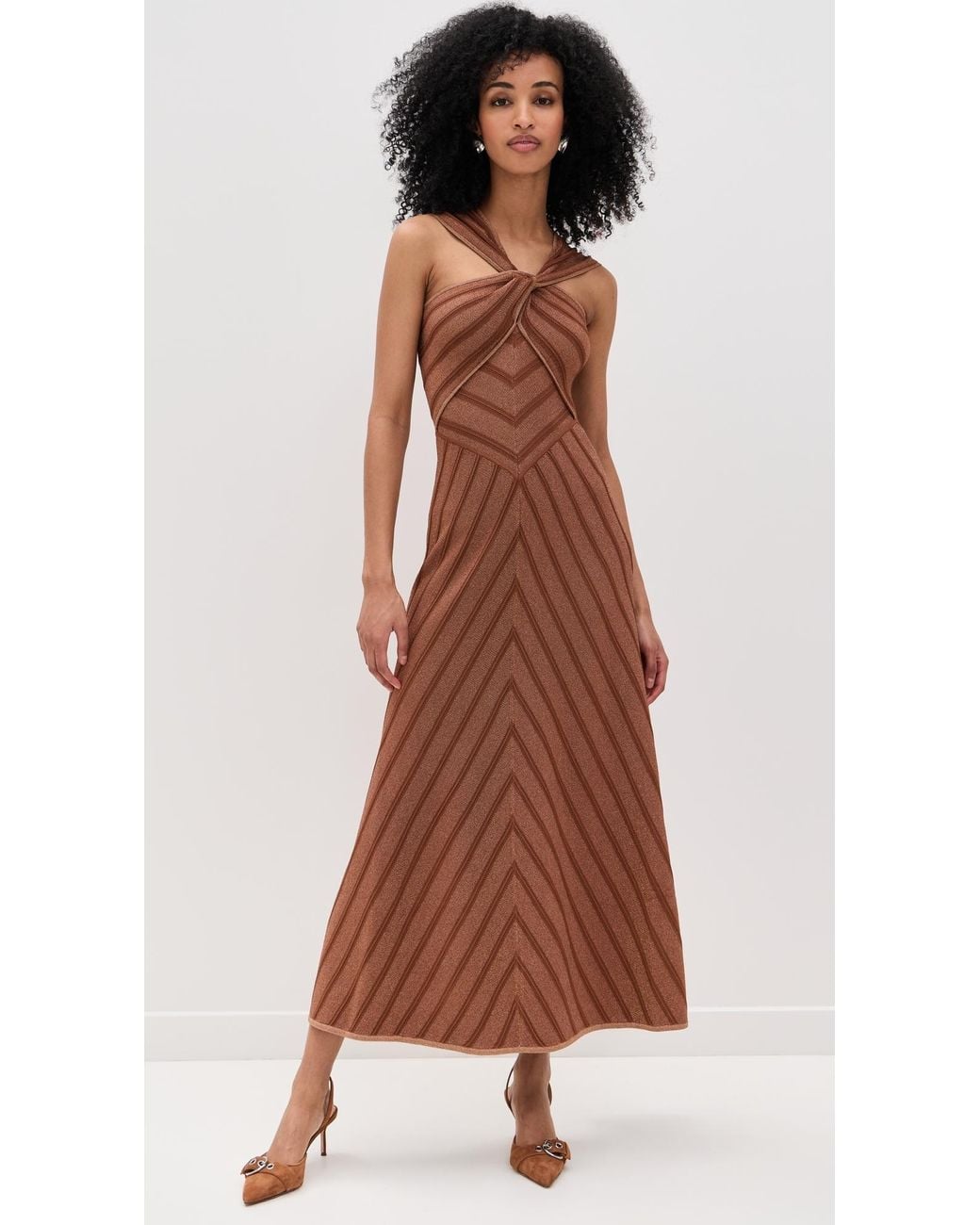illuminate halter dress Illuminate Halter Midi Dress
