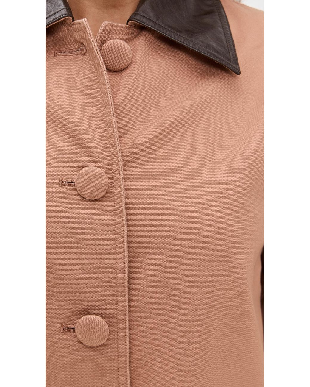 Le Bos Blue Karla Long Oversized Utility Barn Jacket