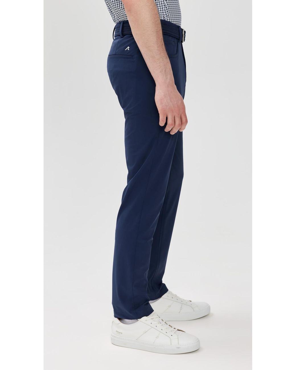Redvanly Blue Kent Pull On Trousers 32 for men