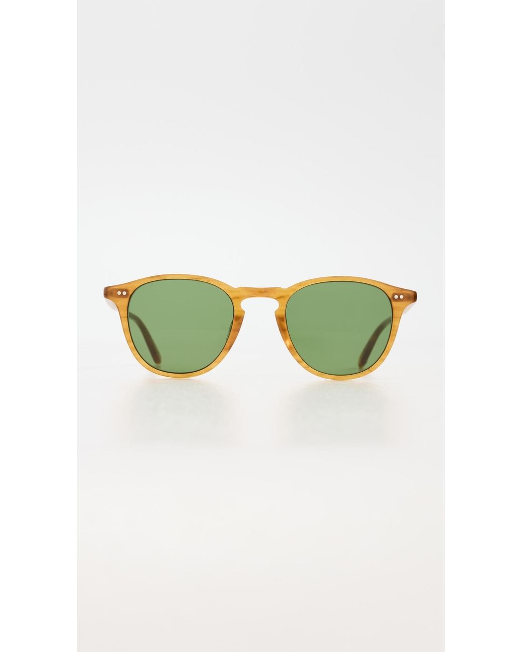 Garrett Leight Green Hampton Sunglasses