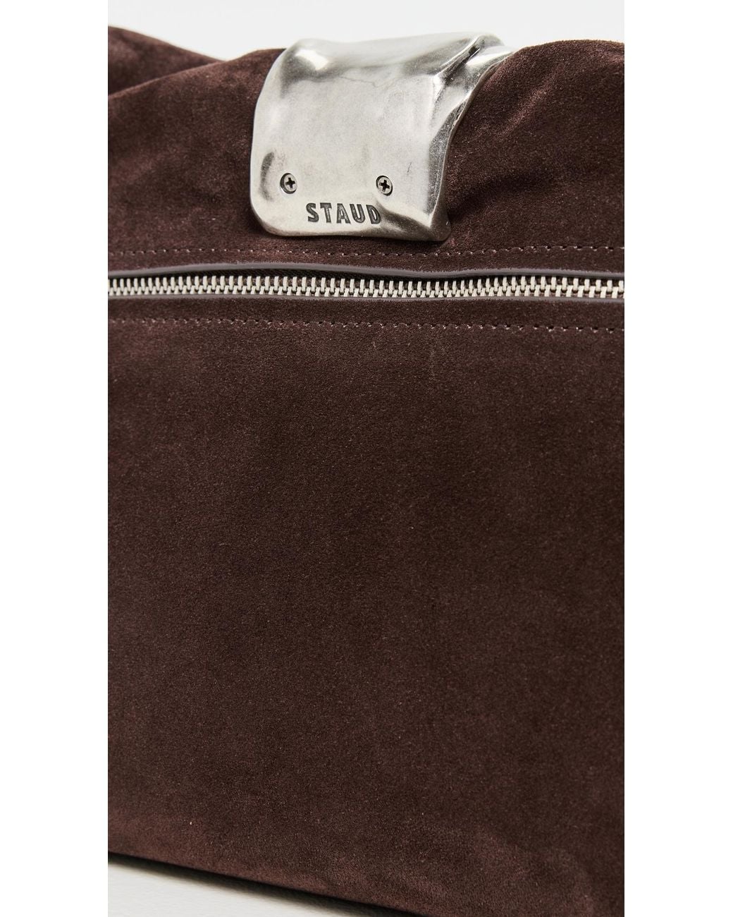 Staud Brown Cuff Clutch