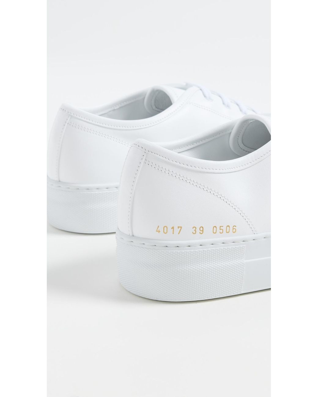 Common Projects White Tournament Super Classic Sneakers
