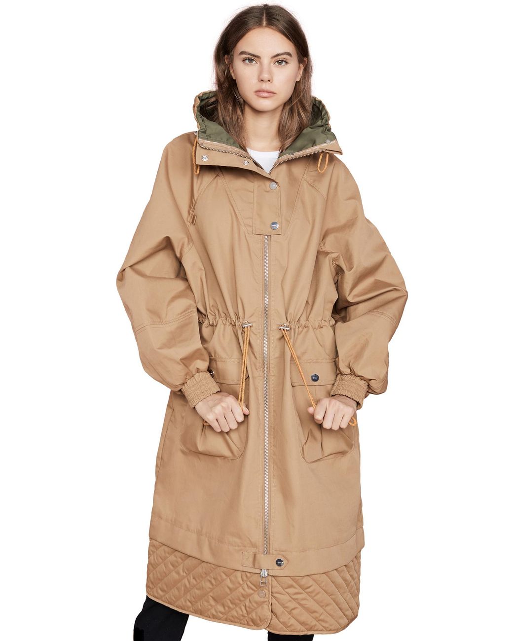 Ganni double hotsell cotton jacket