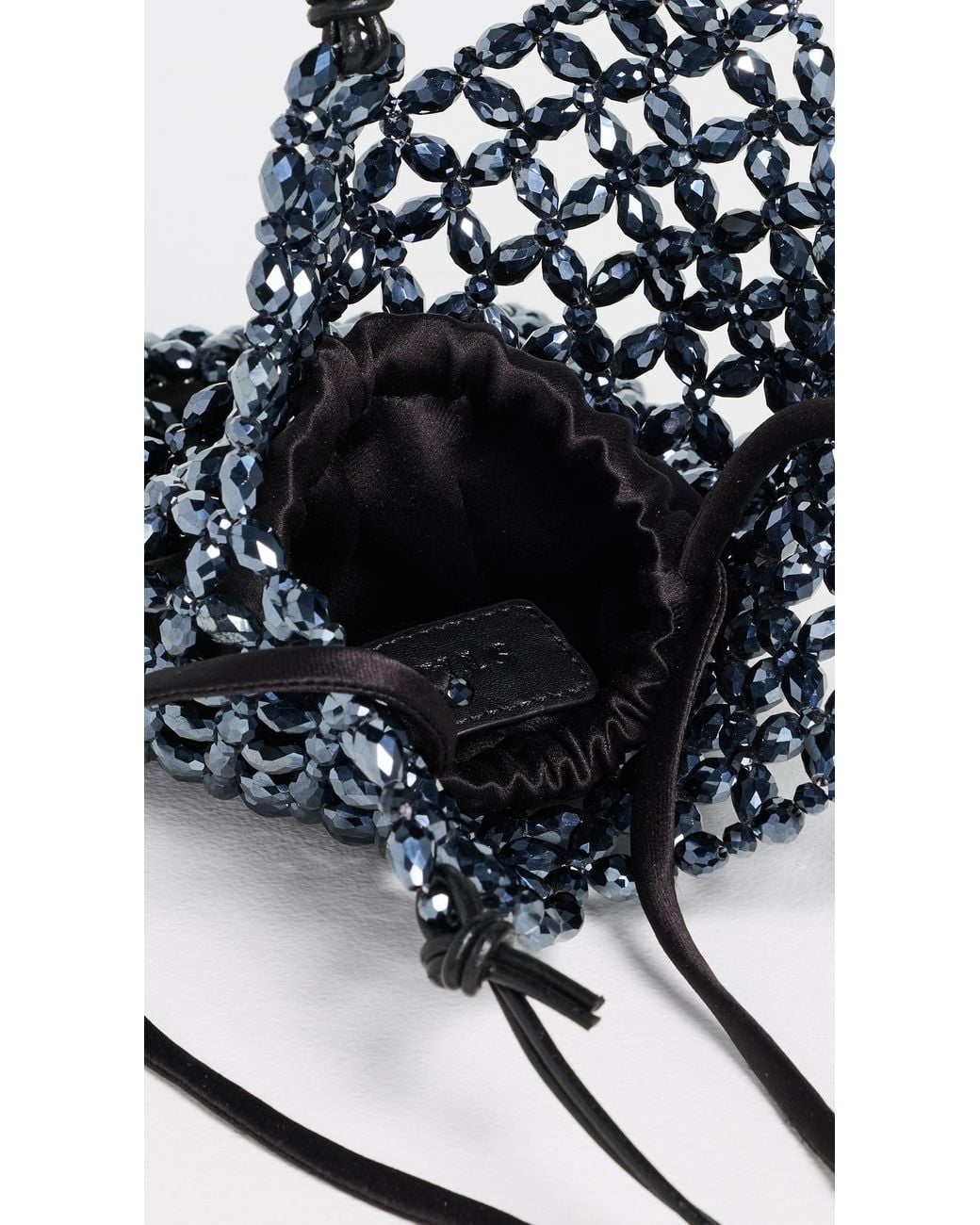 Staud Black Karla Beaded Bag