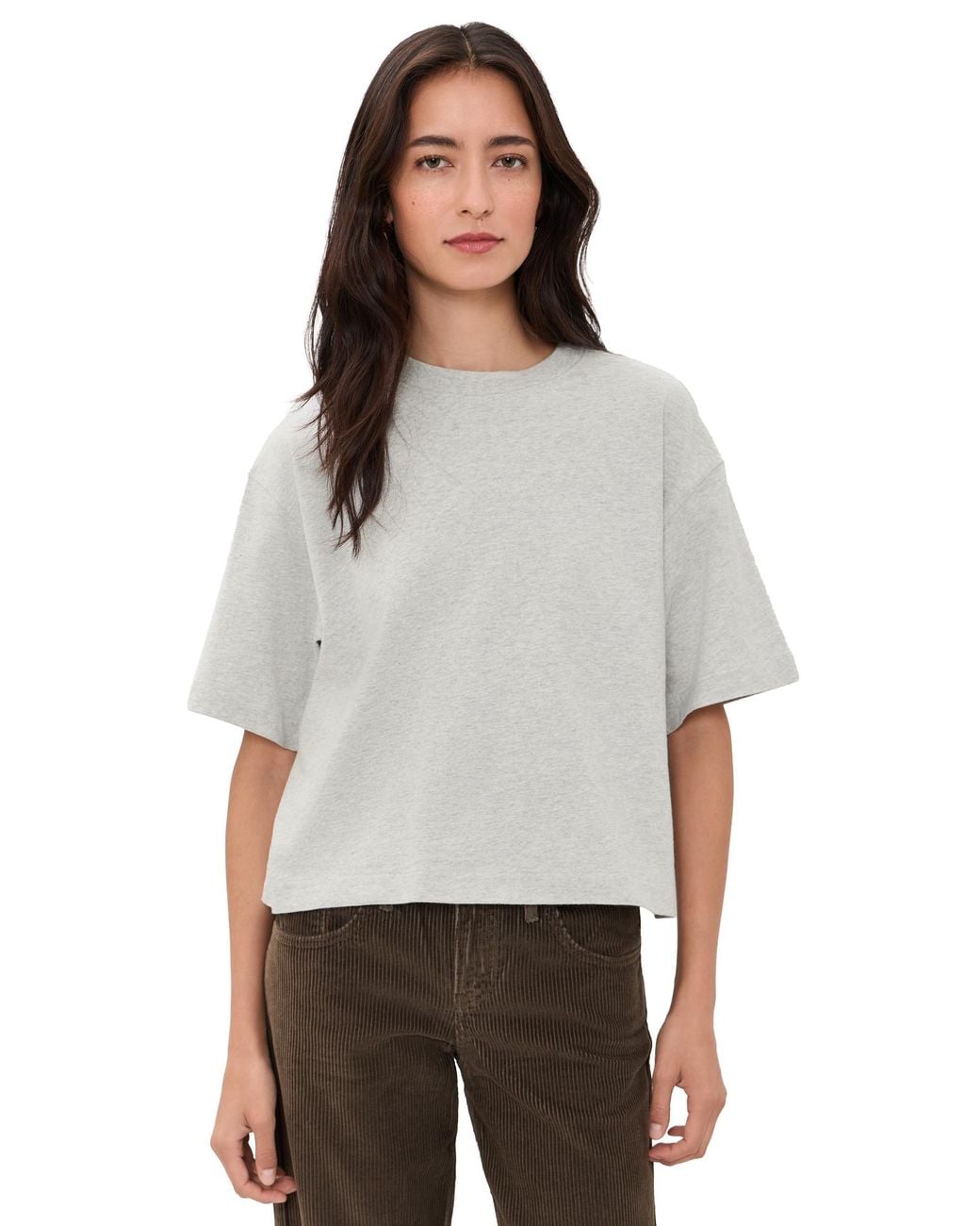 Madewell White Boxy Tee
