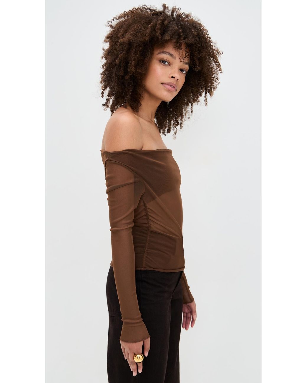 Le Bos Black Scarlet Top