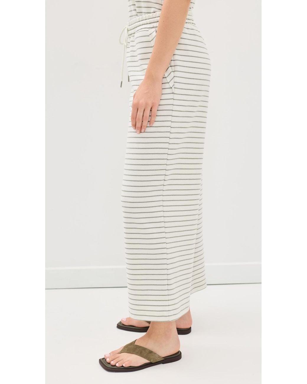 Splendid White Kennedy Stripe Pants