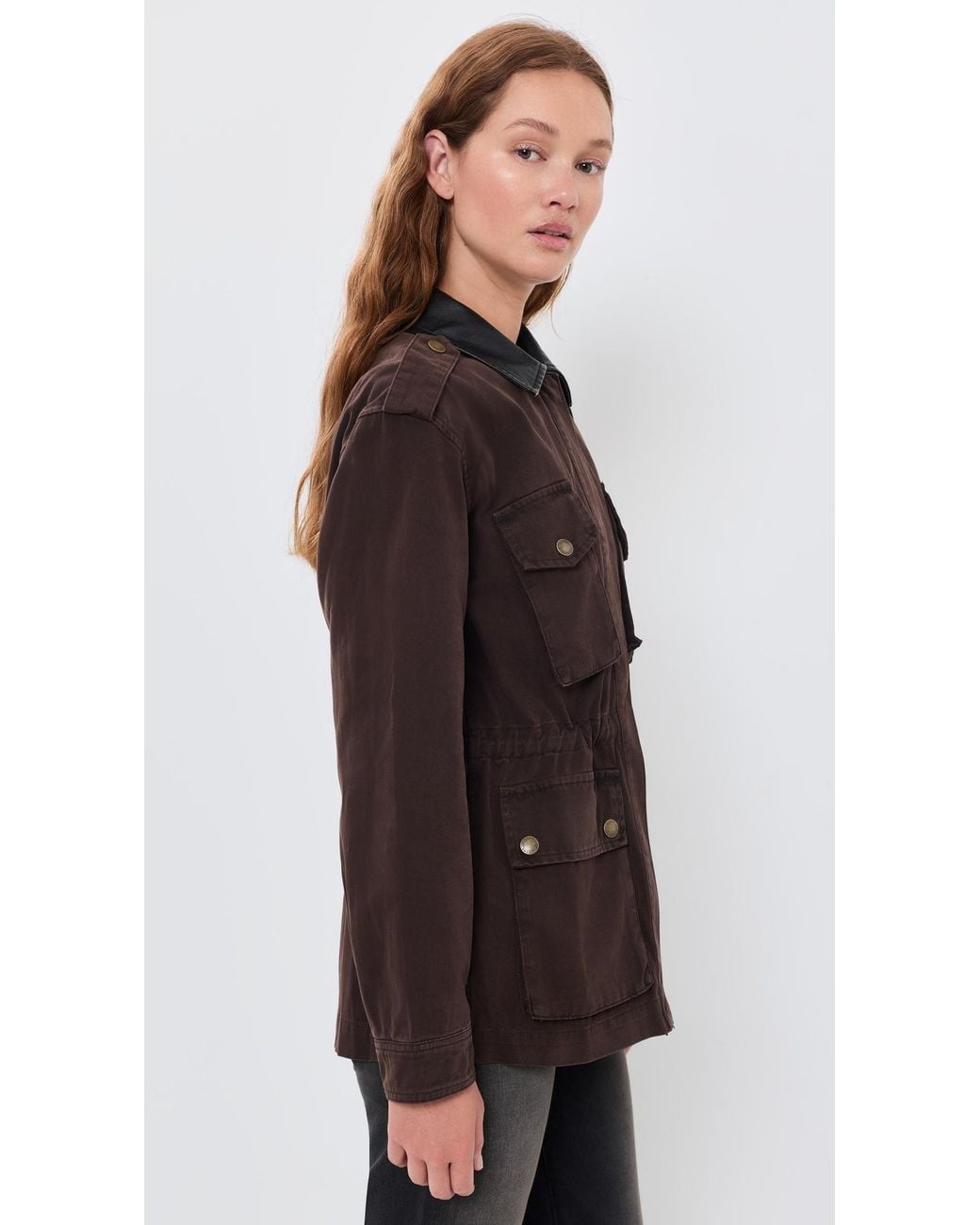 GOOD AMERICAN Black The Field Jacket