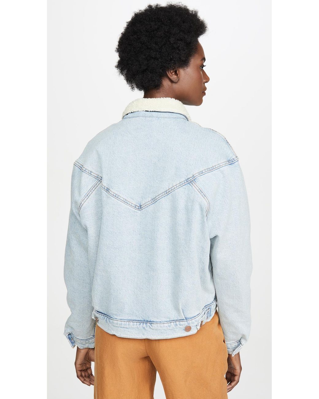 Wrangler Denim 80's Sherpa Jacket in 