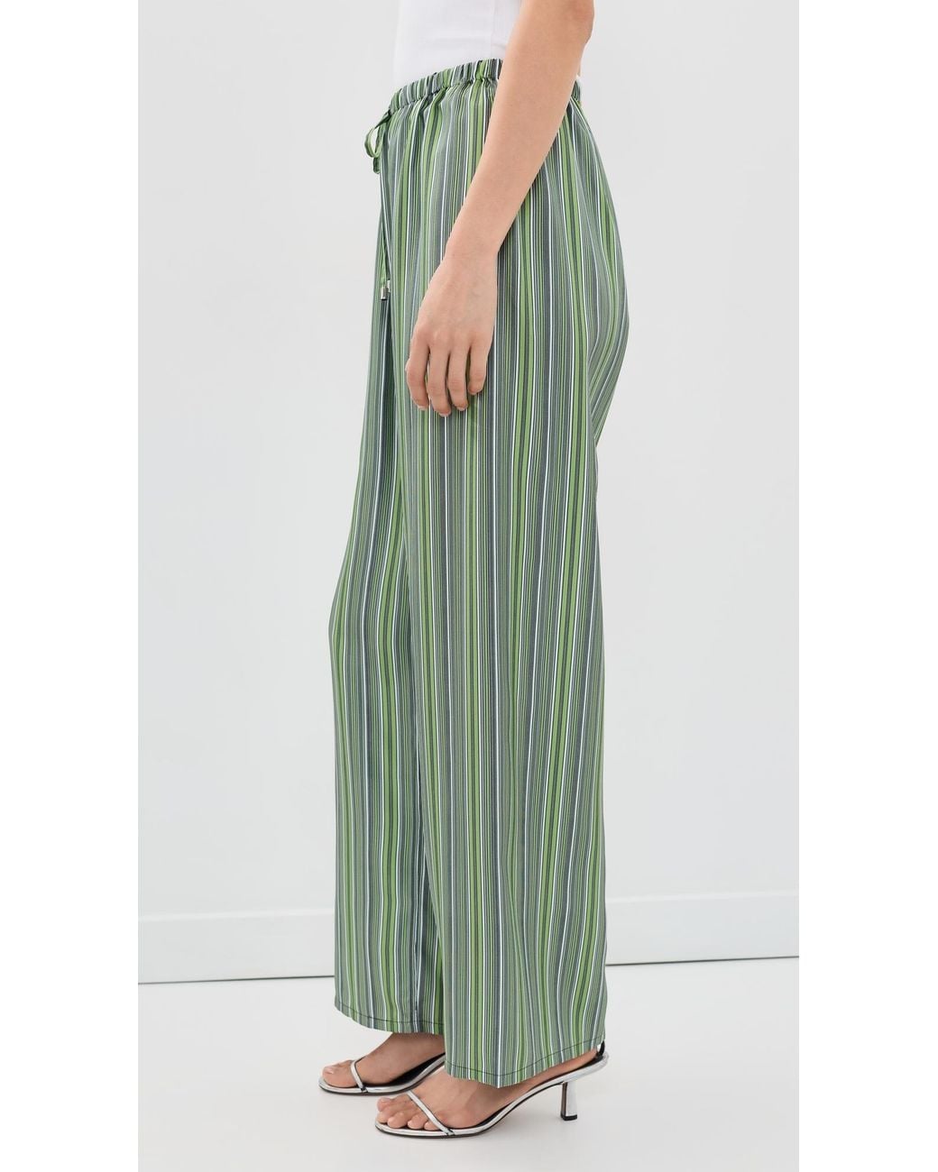 Comme Si Green Drawstring Pants