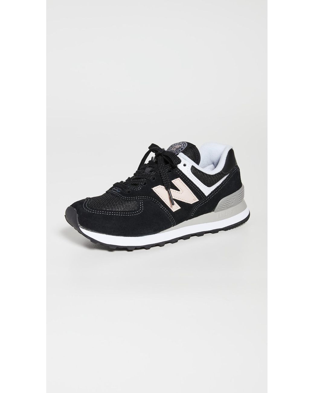 New Balance 574 Classic Sneakers in Black Lyst