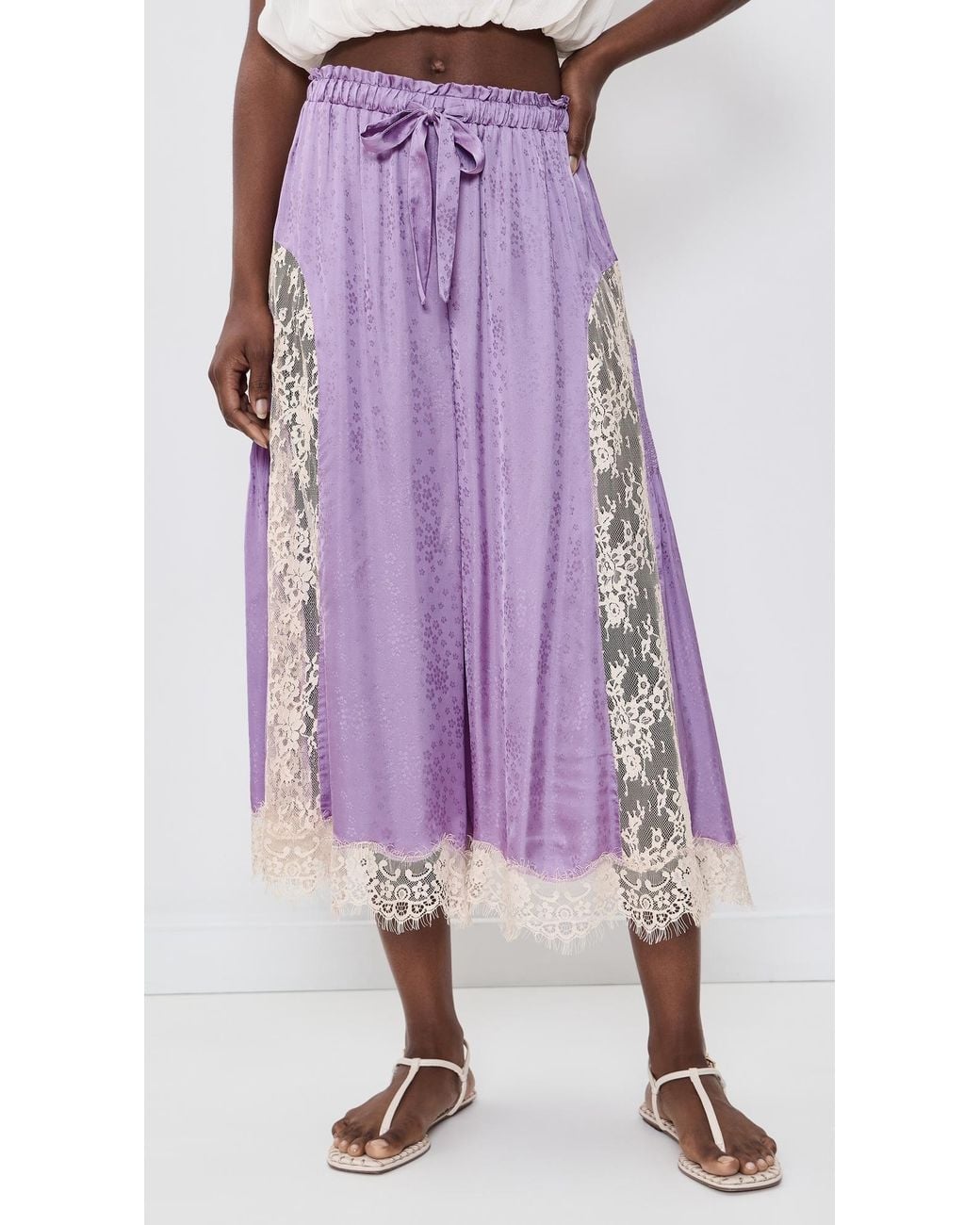 Sea Purple Ethel Solid Pants