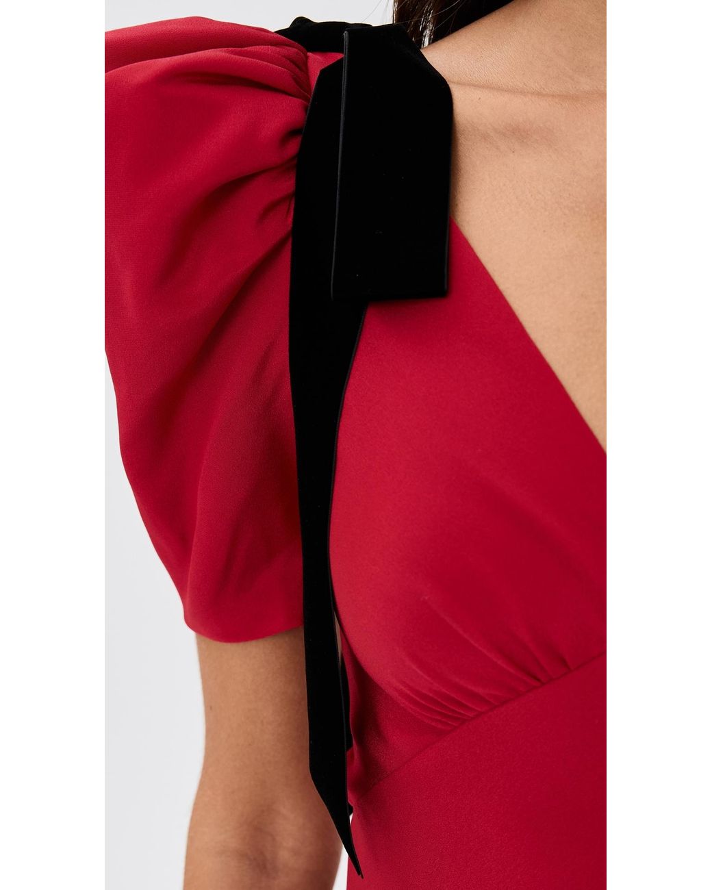 white christmas dresses RODARTE: Silk Off The Shoulder Dress