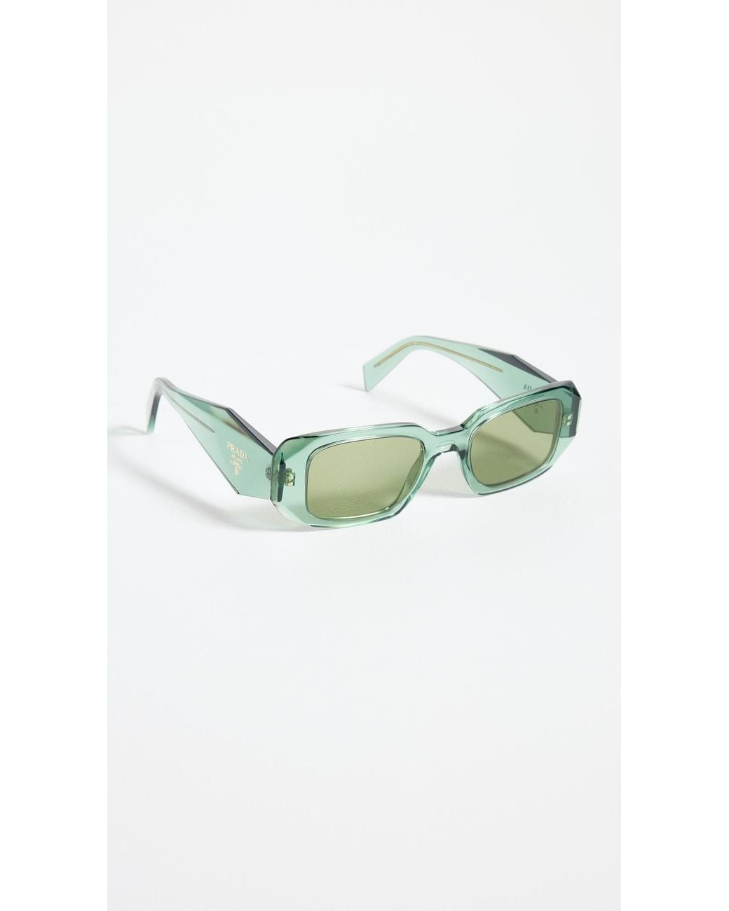 Prada Green Acetate Pr 17Ws Sunglasses