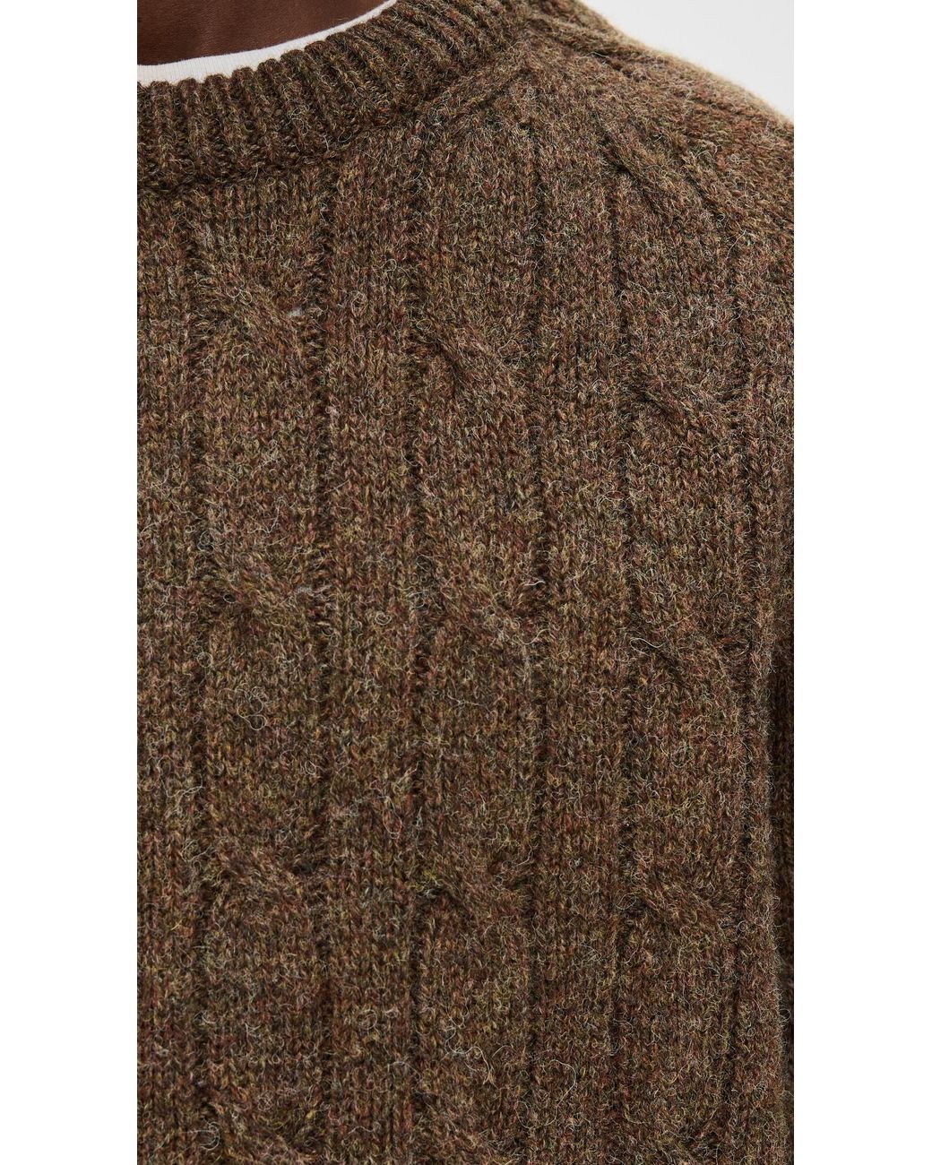 Howlin' By Morrison Brown Cable Guy Sweater for men