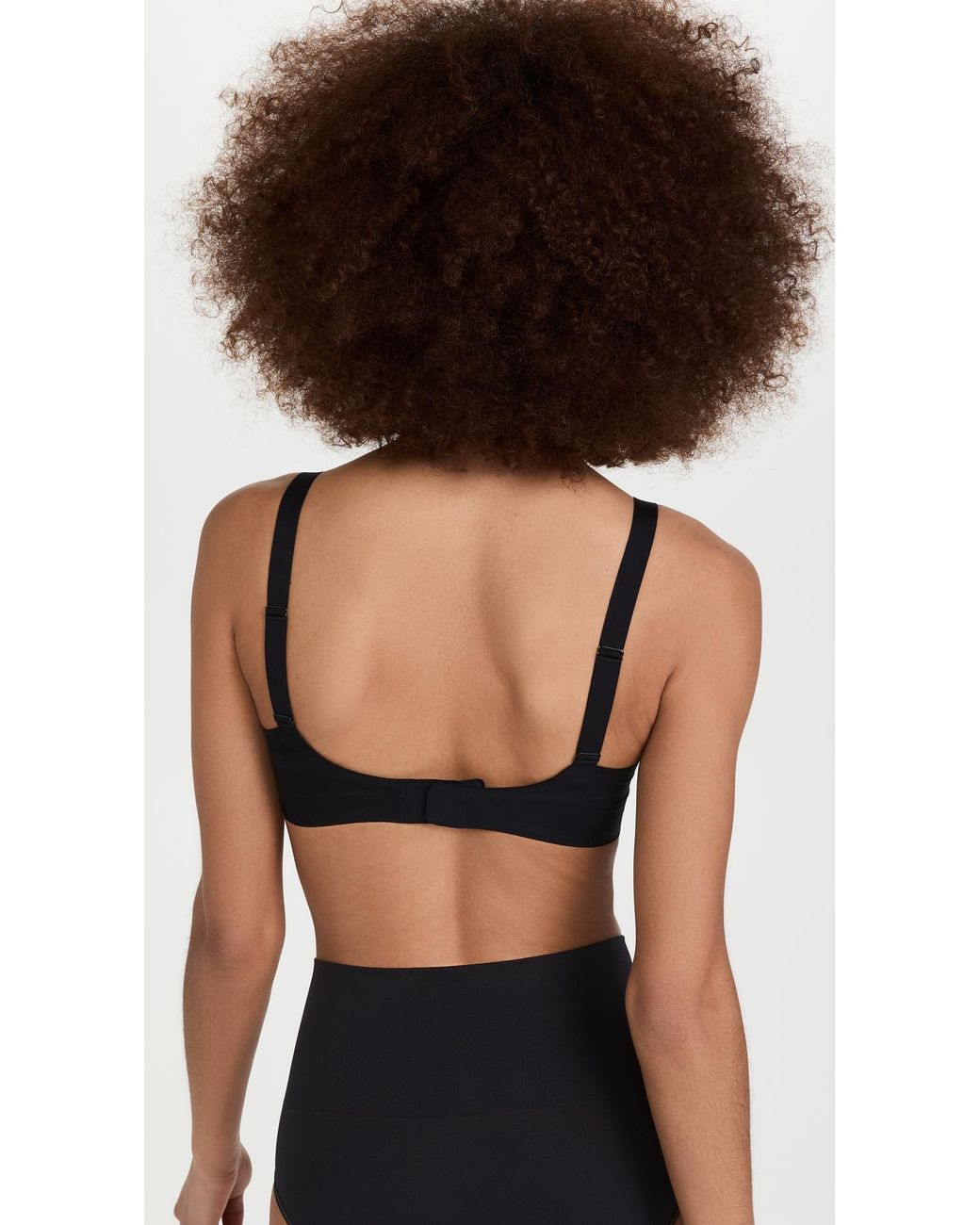 Commando Black Butter Soft Support Back Closr Bralette