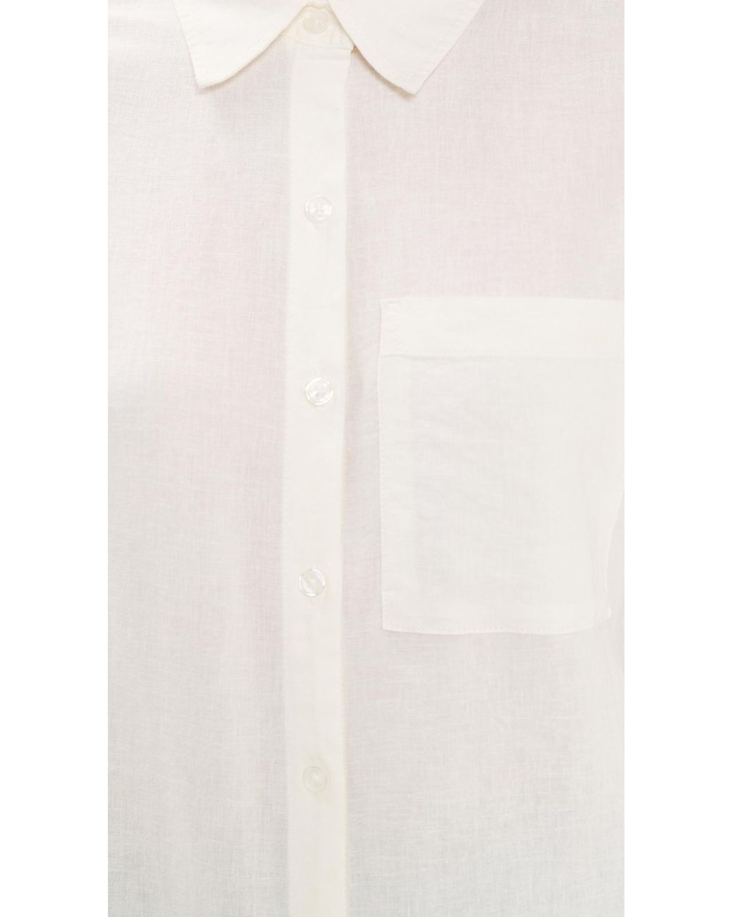 Z Supply White Perfect Button Down Shirt