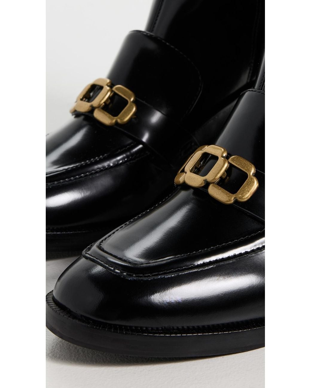 Larroude Black Harrington Boots