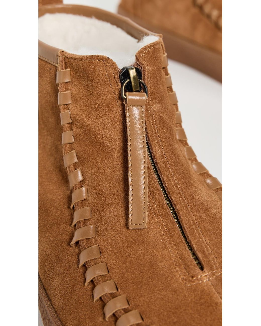 INTENTIONALLY ______ Brown Tam Tam Booties