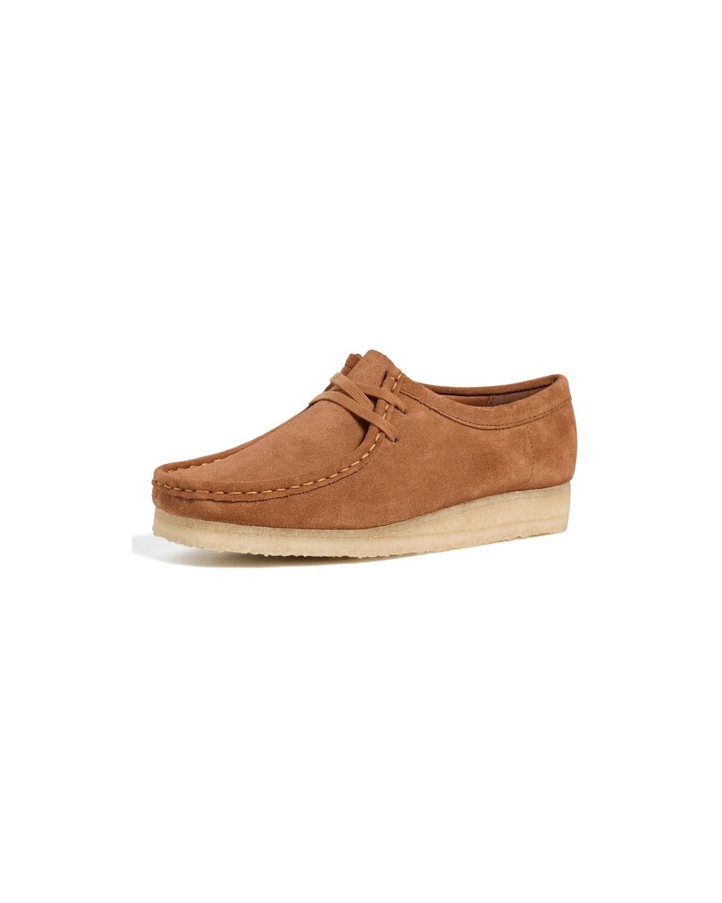 Clarks White Wallabee Flats