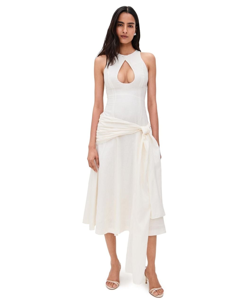 GUIZIO Victoire Dress in White | Lyst