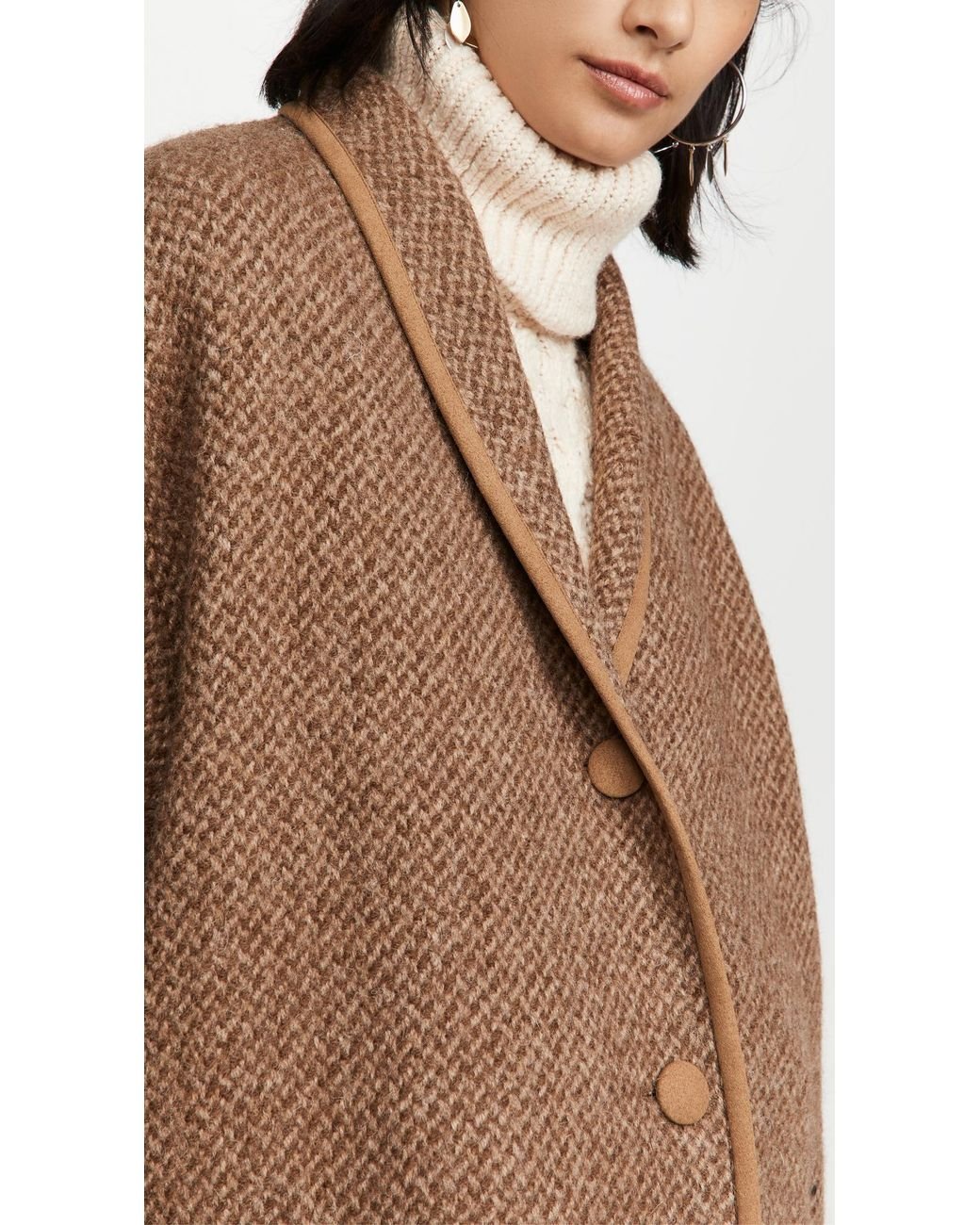 Isabel marant camel on sale coat