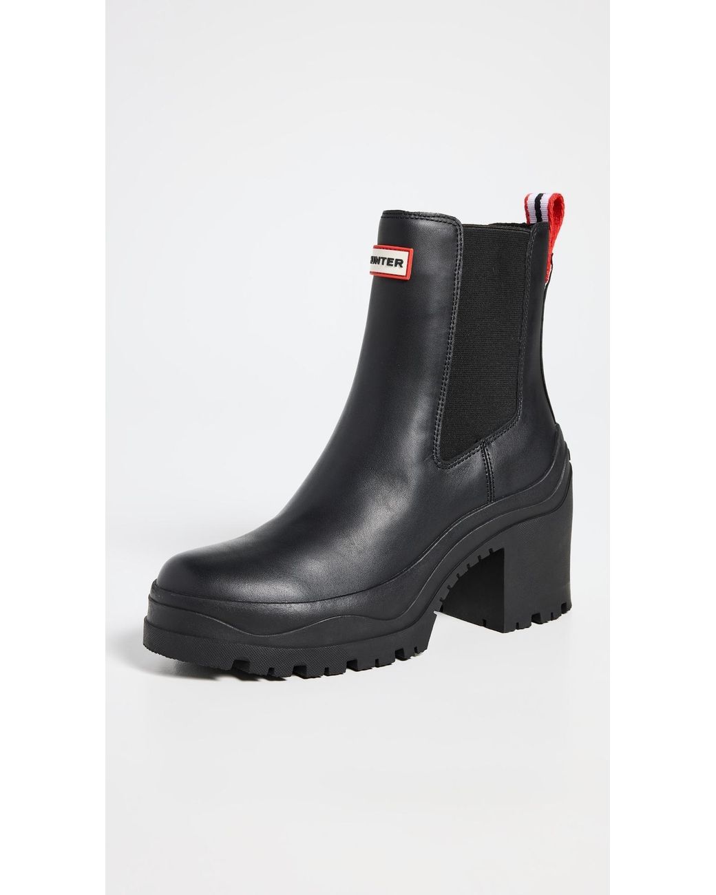 HUNTER Miana Heeled Boots in Black Lyst Canada