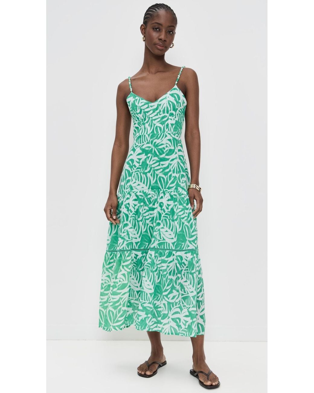 knee length dresses for ladies DAPHNE MIDI DRESS HANIA BLUE  Ros-Garden