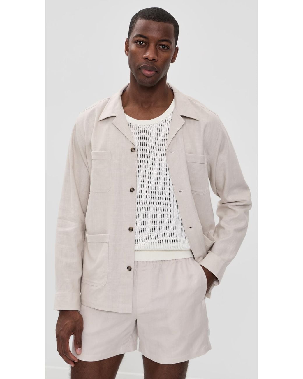 AUTO-REPLY Natural Safari Jacket for men
