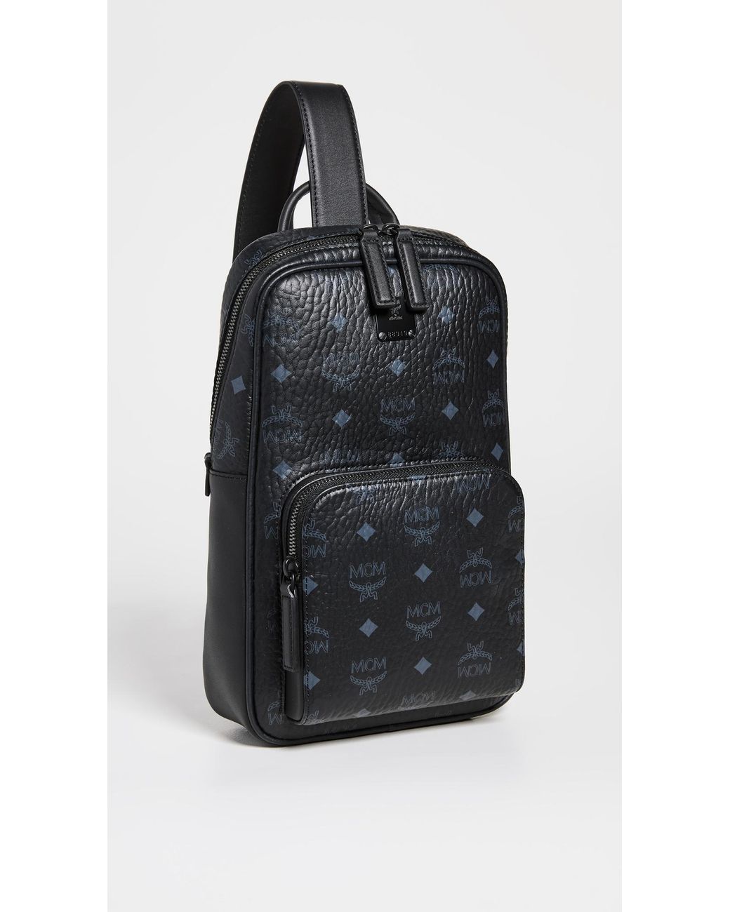 MCM Aren Sling Small Bag in Black for Men Lyst