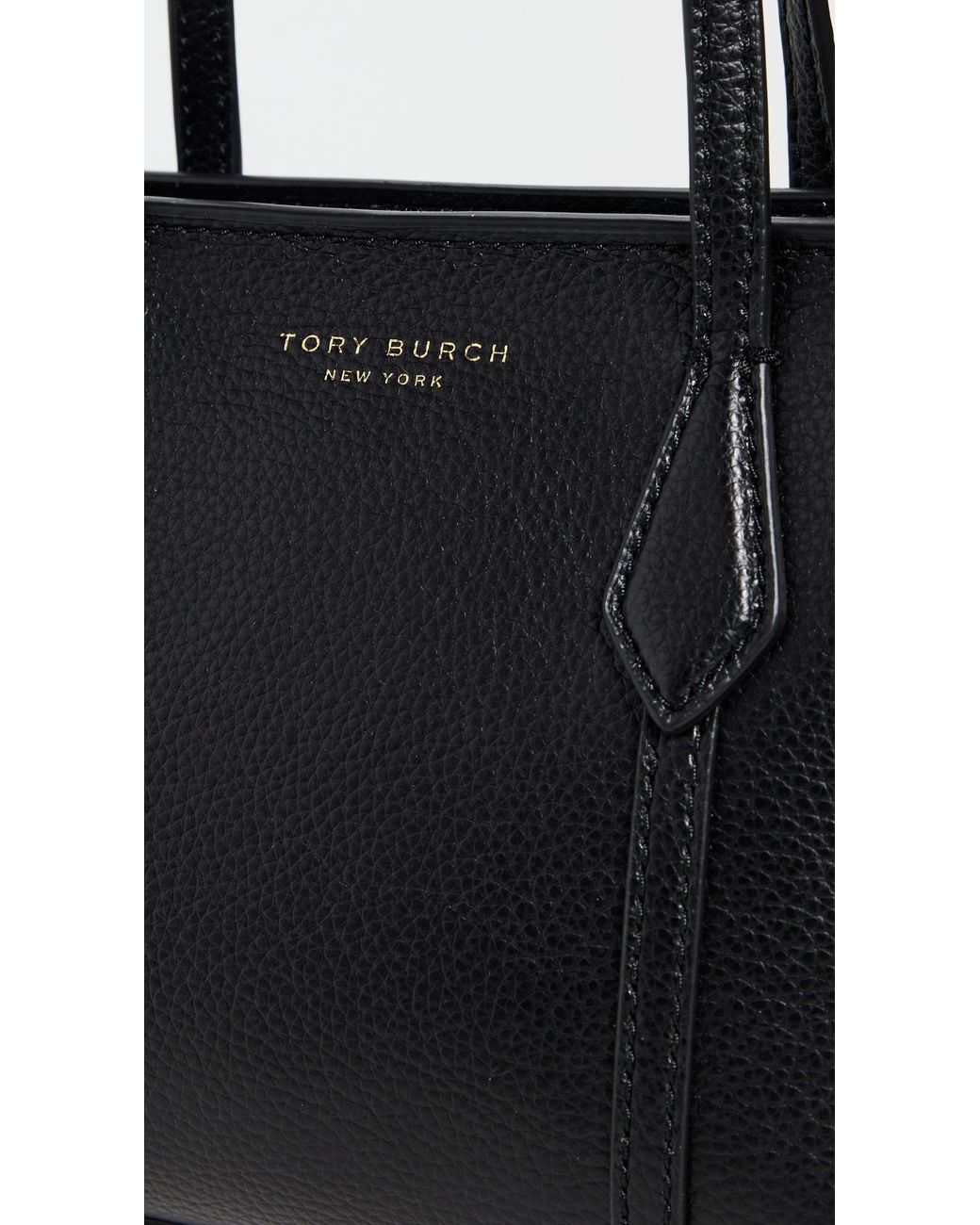 Tory Burch Black Perry Mini Tote
