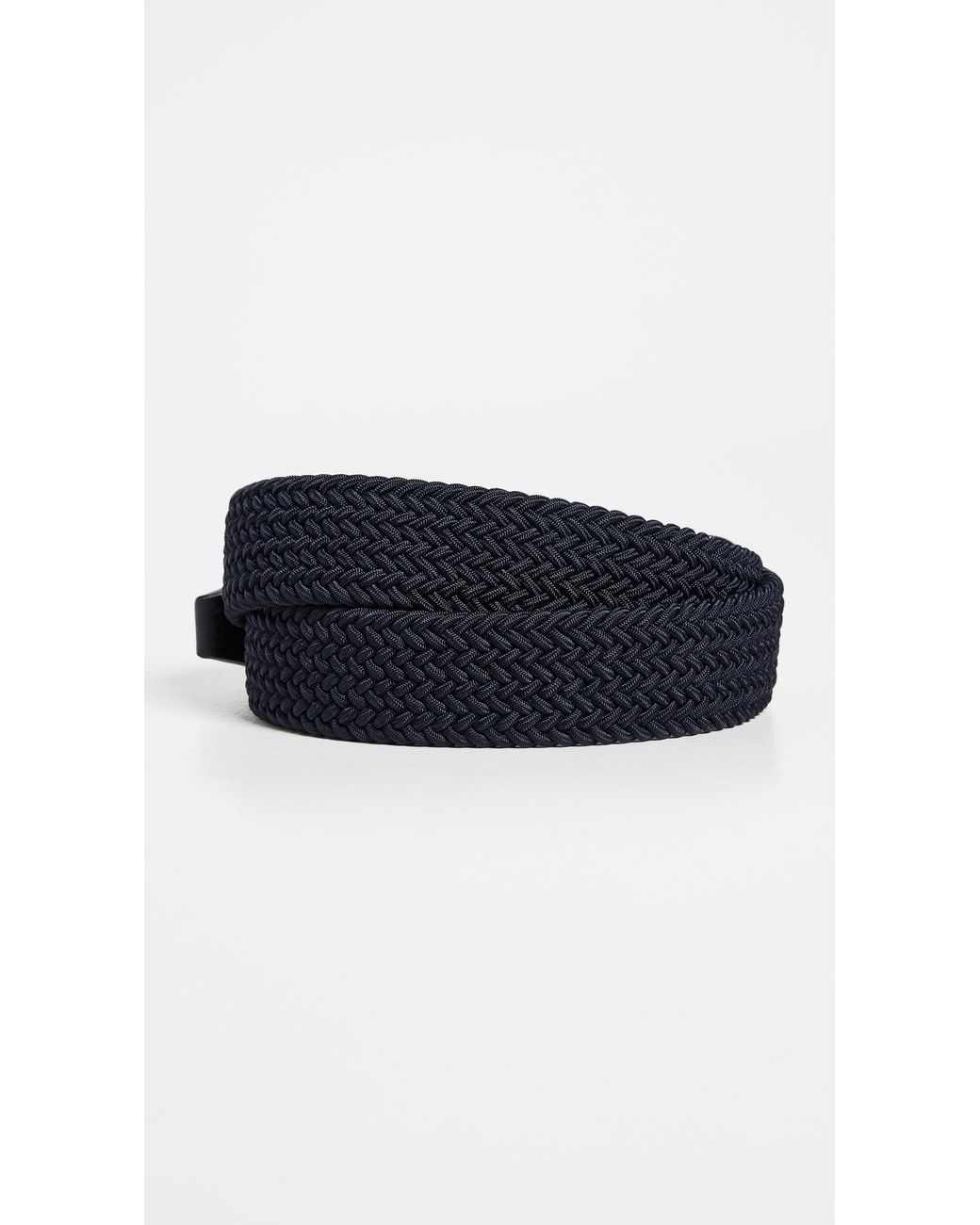 Andersons Black Nylon Woven Belt for men