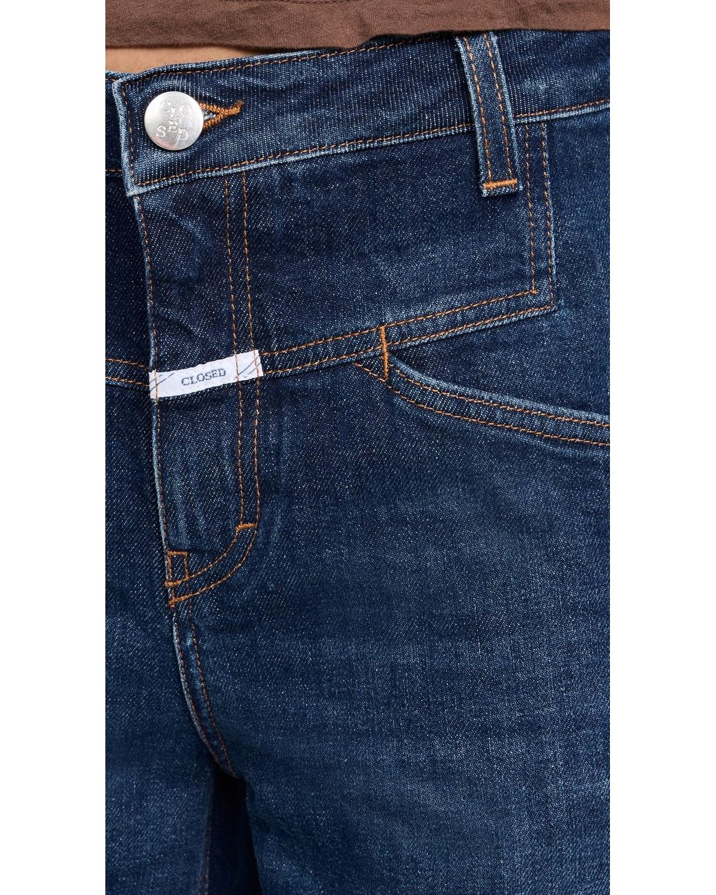 デニム・ジーパン Closed Stover-X' Blue Cotton Jeans Closed Stover-x Jeans in Blue | Lyst