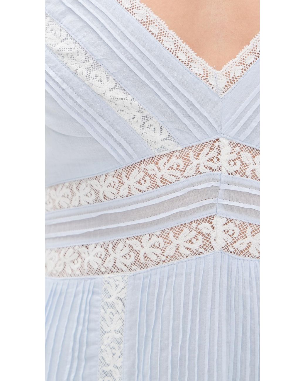 LoveShackFancy White Suvi Dress