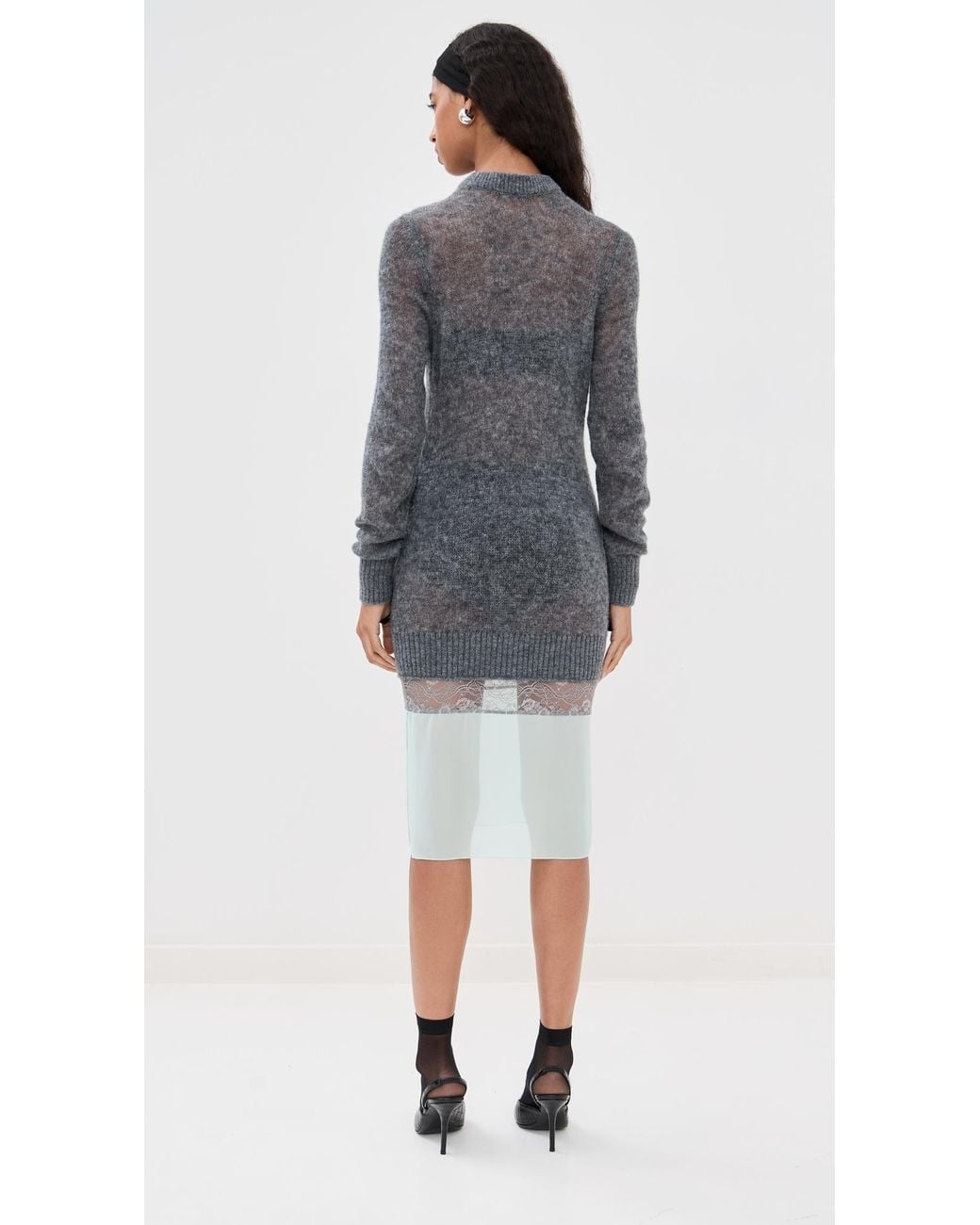 Coperni Black Multi Layer Pullover Dress