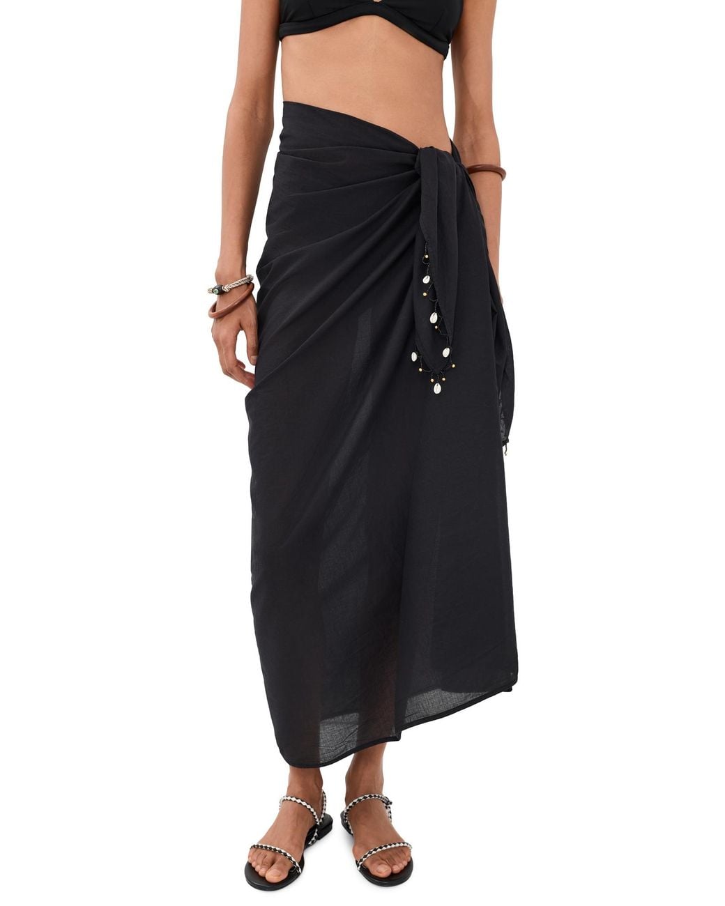 LSPACE Black Mika Sarong