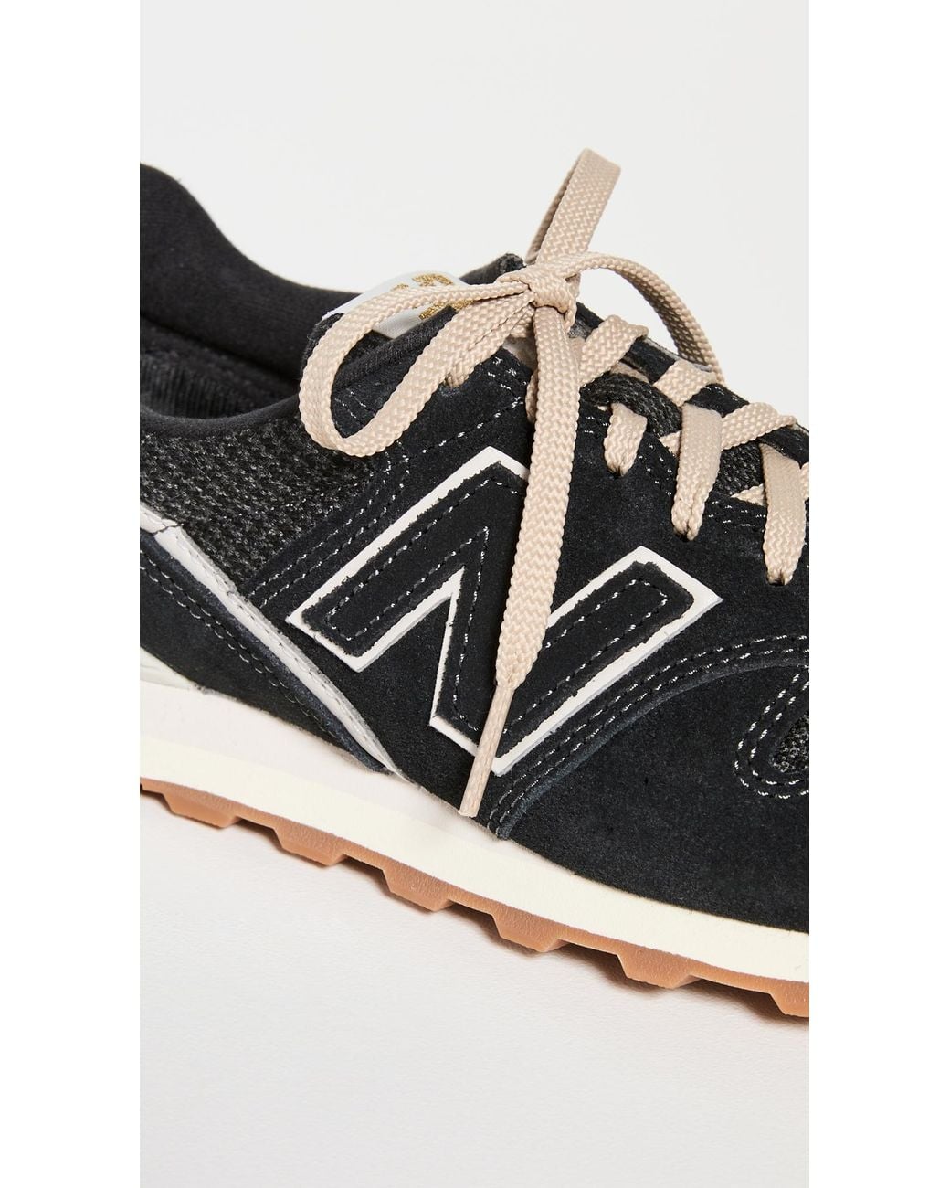 Leather 996 Classic Sneakers in Black 