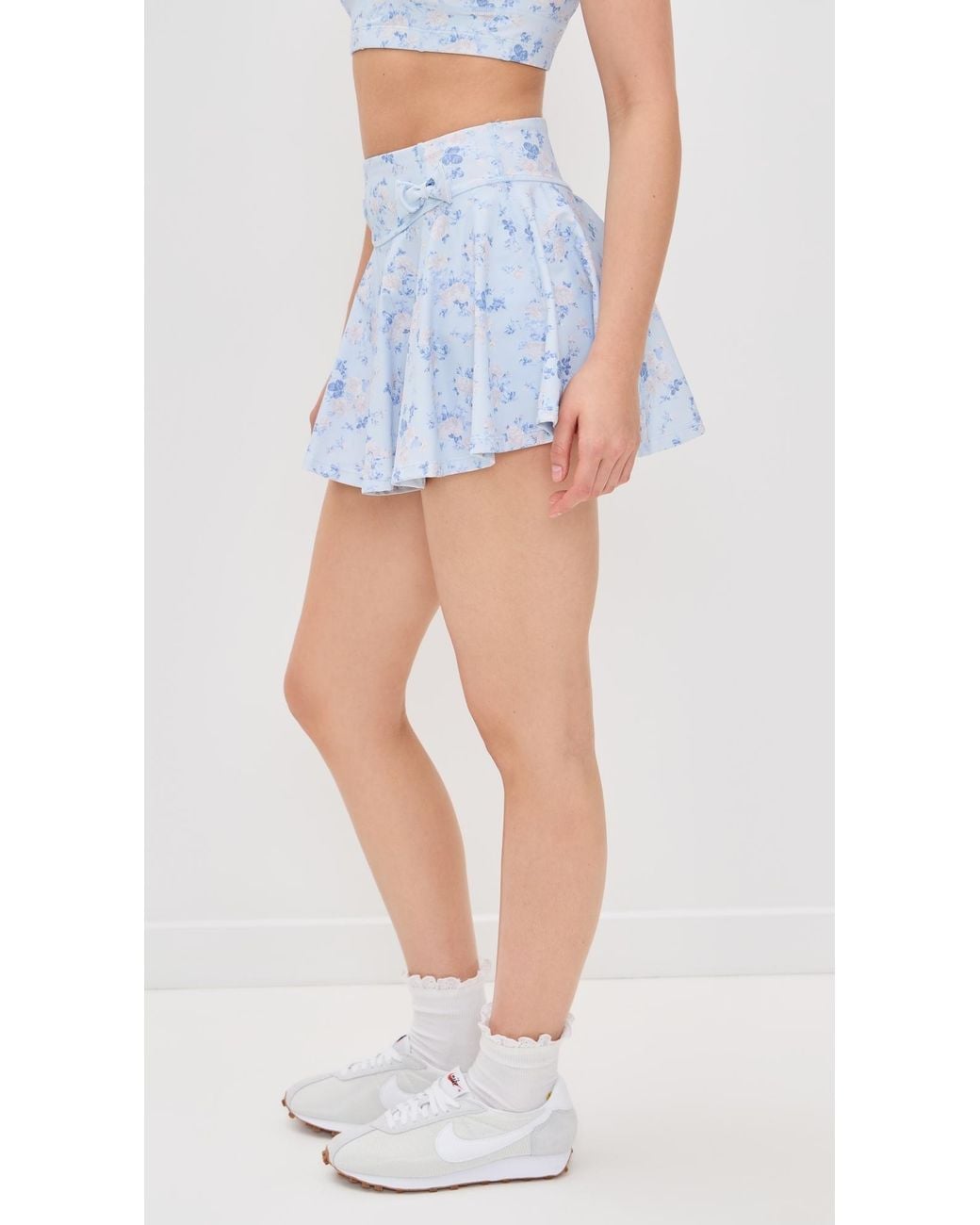LoveShackFancy Blue Corene Skort