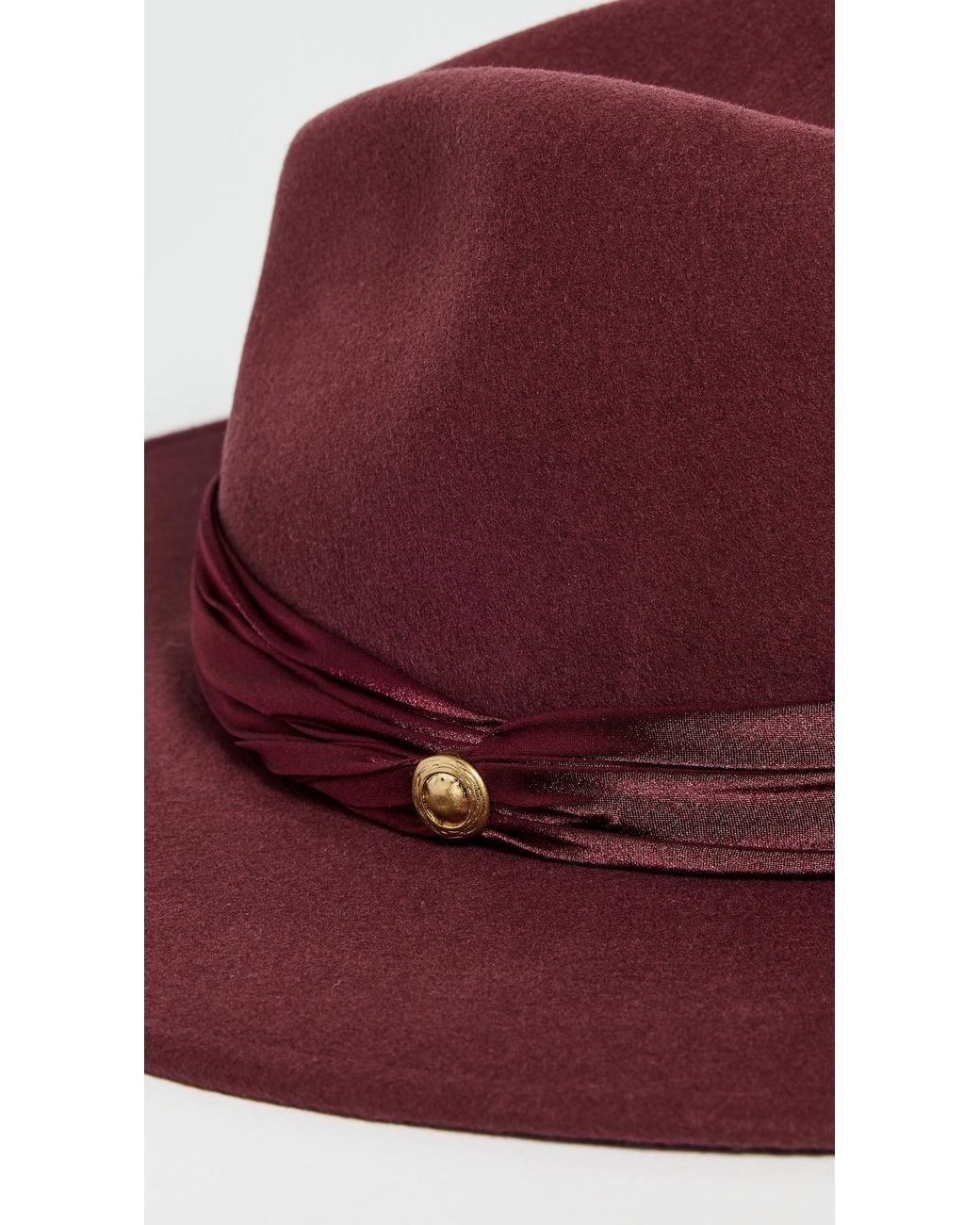 Rag & Bone Red Clara Fedora