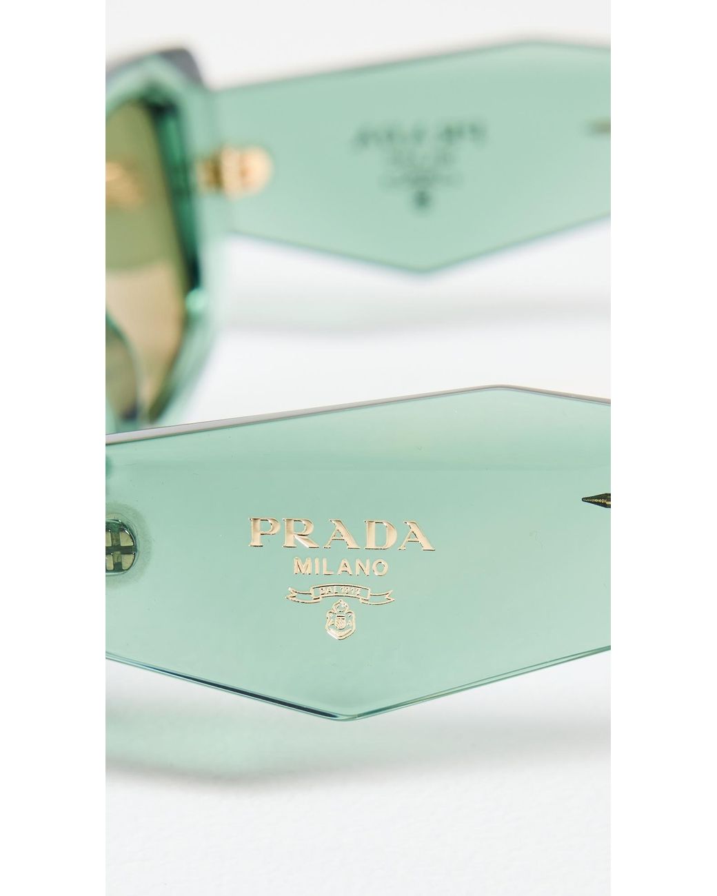 Prada Green Acetate Pr 17Ws Sunglasses
